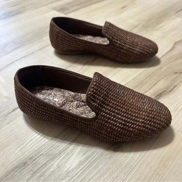 Birdies THE‎ STARLING in Mahogany Raffia Loafer